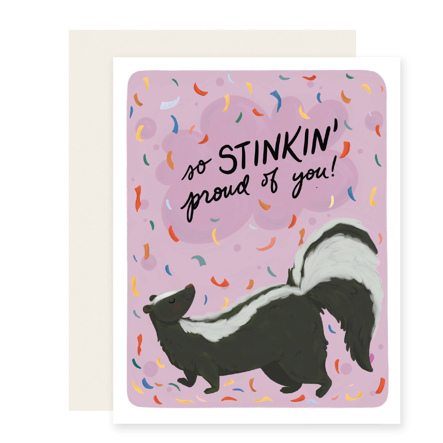 Stinkin' Proud | Cute Funny Congratulations Card (Case Pack of 6)