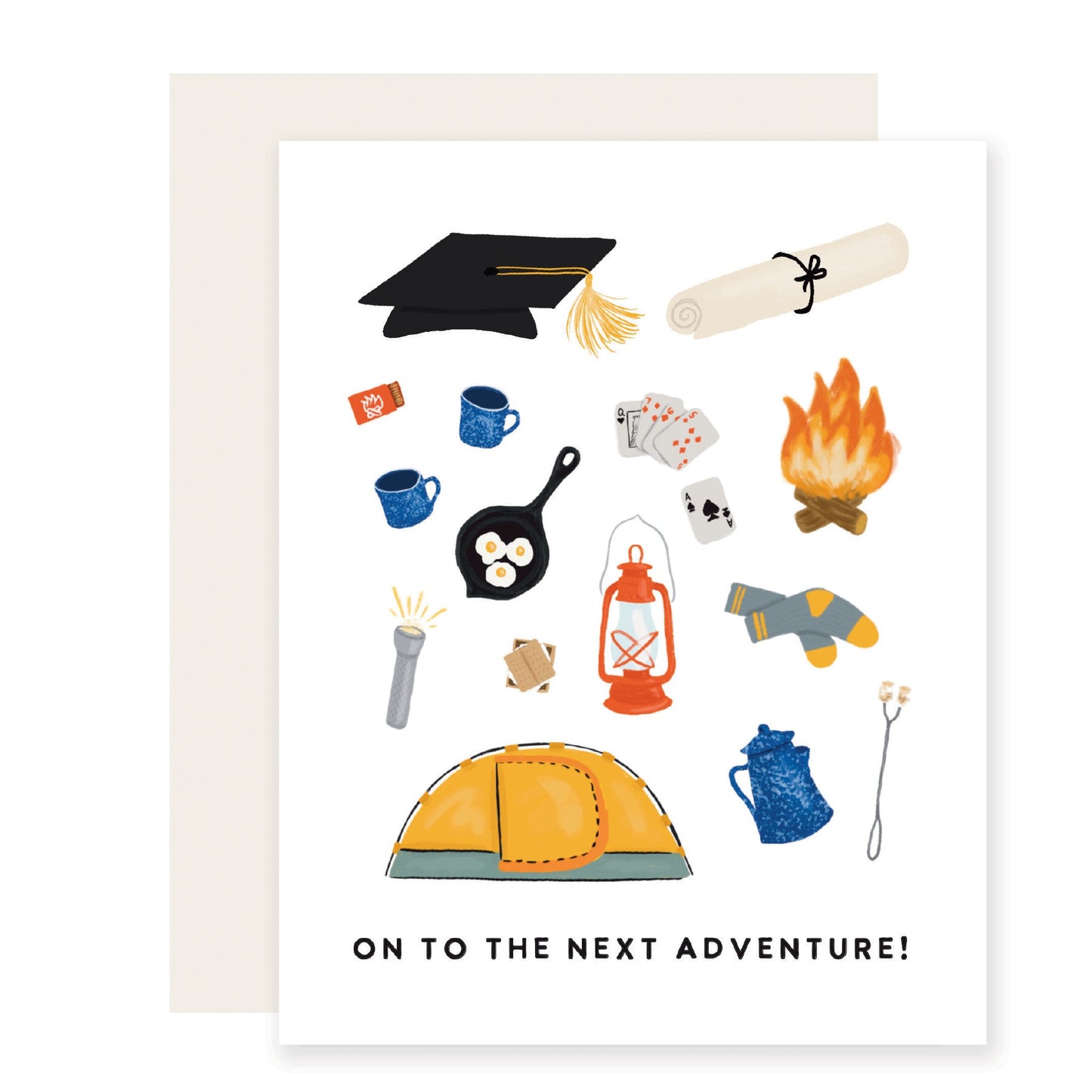 Next Adventure Grad | Congrats Grad Card | Graduation Card (Case Pack of 6)