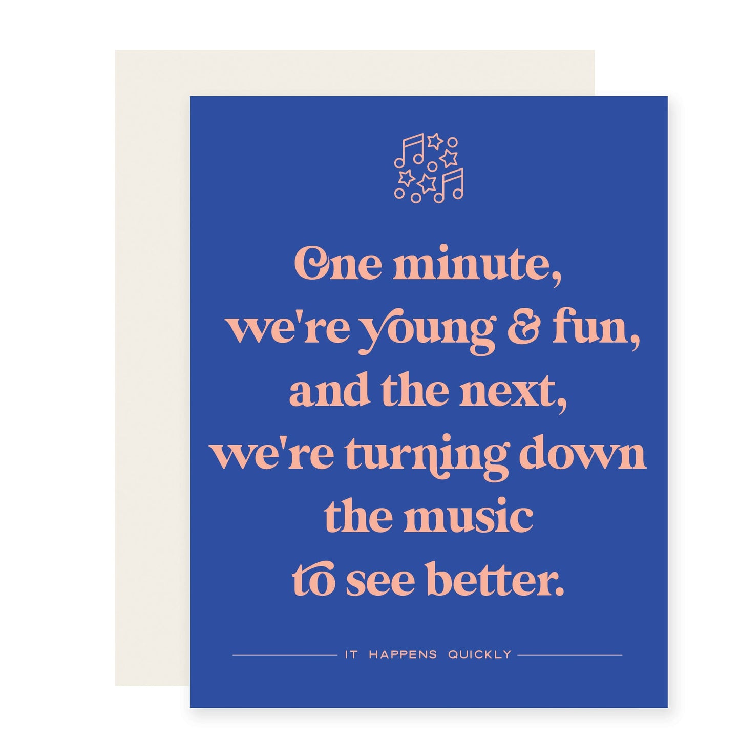 Turn Down To See | Funny Aging Adulting Card (Case Pack of 6)