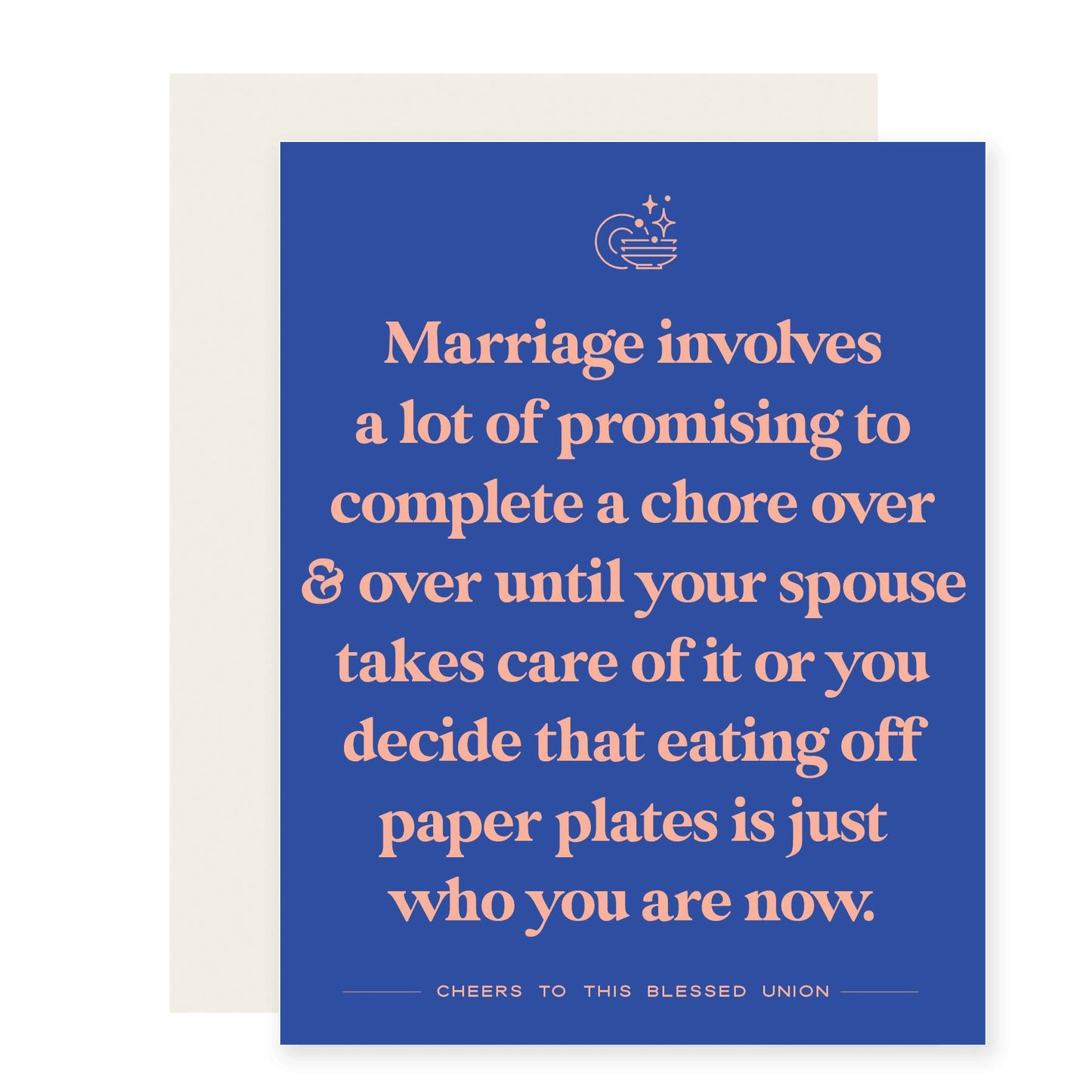 Promising Chores | Funny Wedding Card (Case Pack of 6)