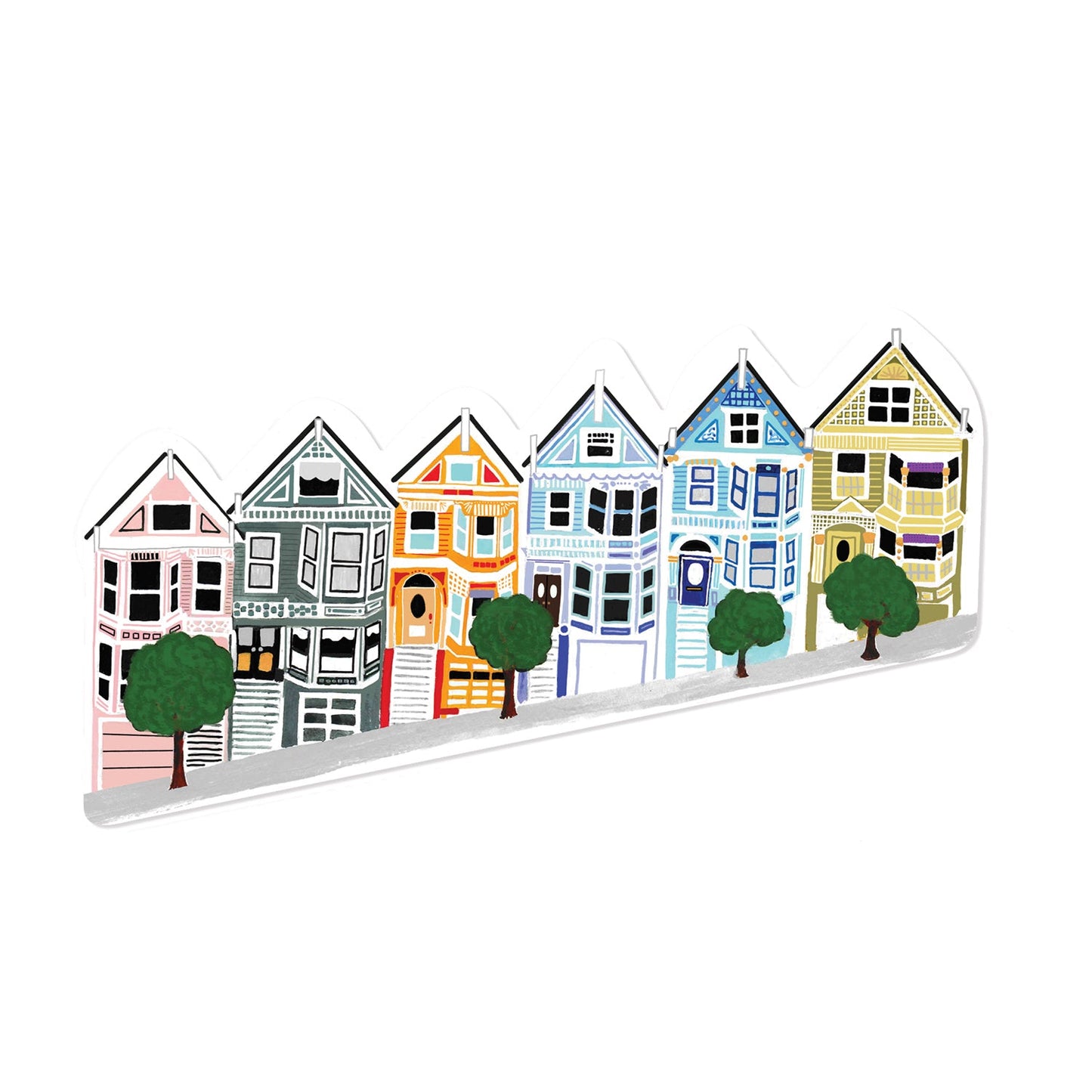Painted Ladies Sticker (Case Pack of 6)