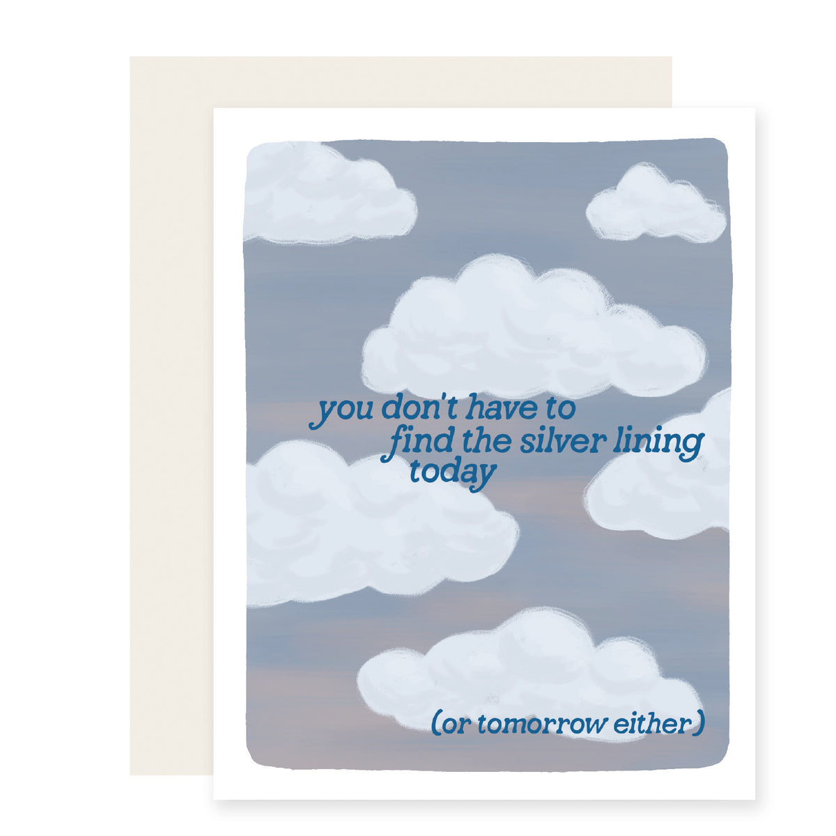 Don't Find Silver Lining | Sympathy Card (Case Pack of 6)