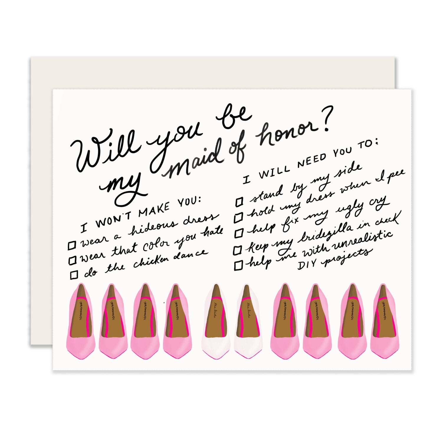 Maid of Honor Shoes (Case Pack of 6)