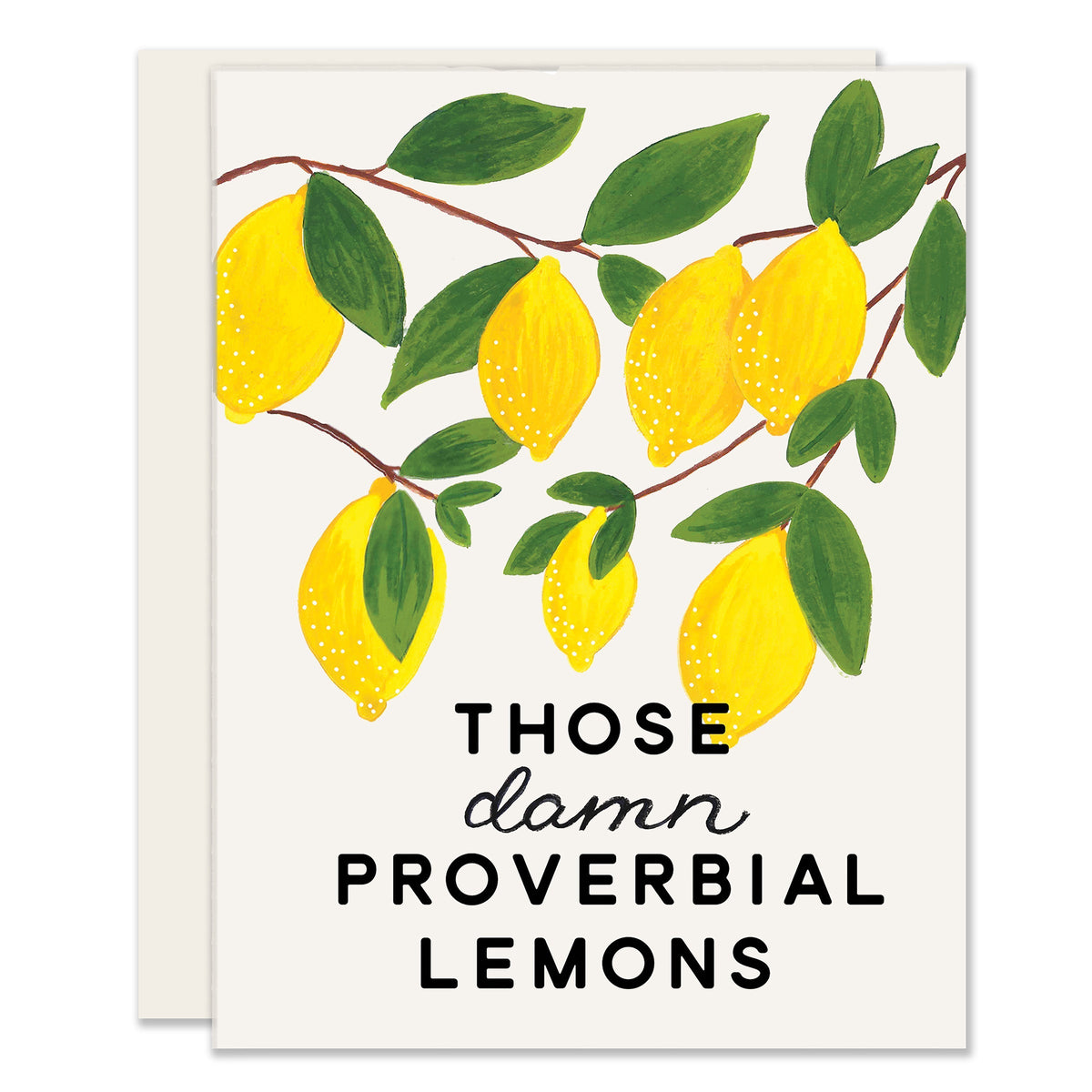 Damn Lemons | Sweet Sympathy Card (Case Pack of 6)