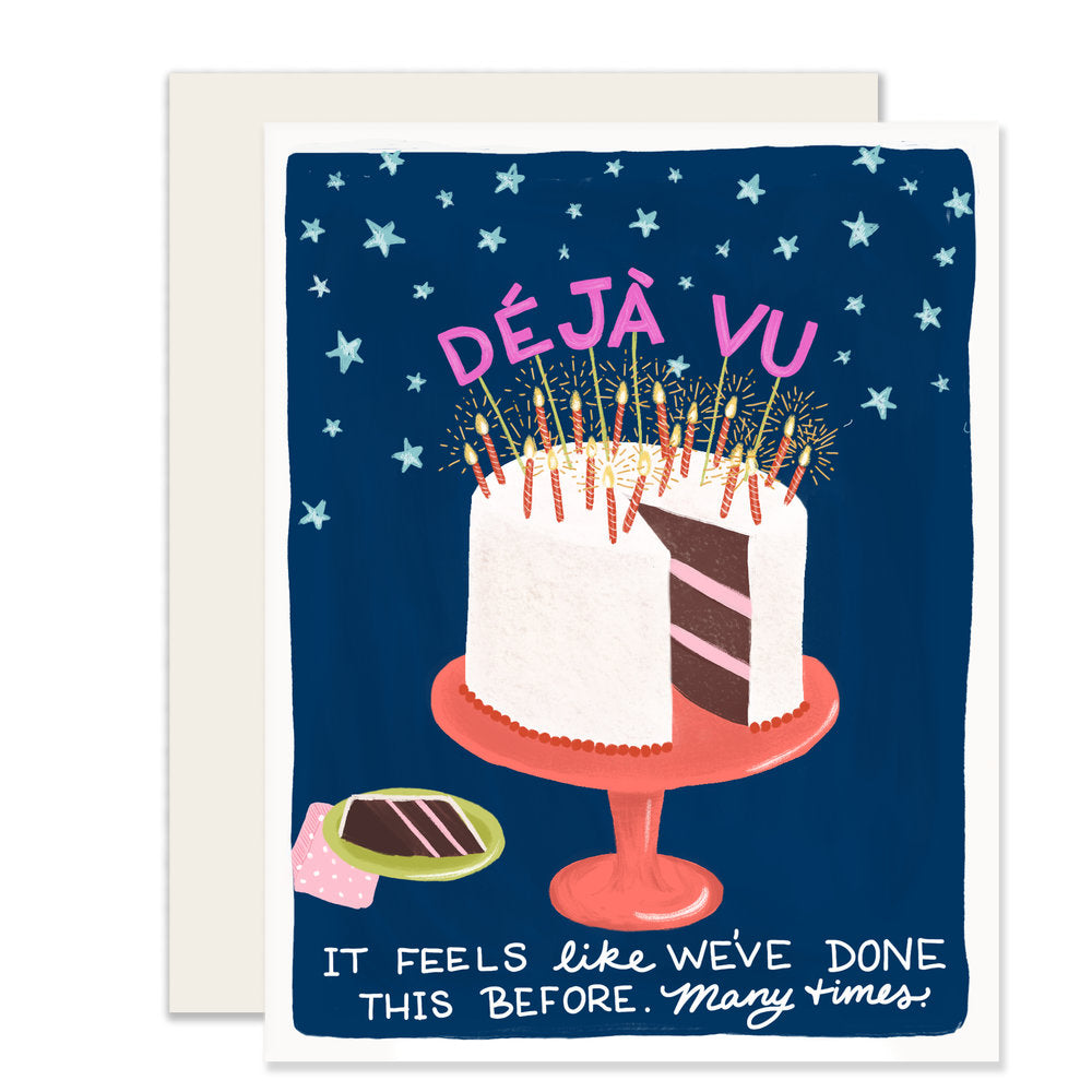 Deja Vu | Birthday Card | Cheeky Birthday Card (Case Pack of 6)
