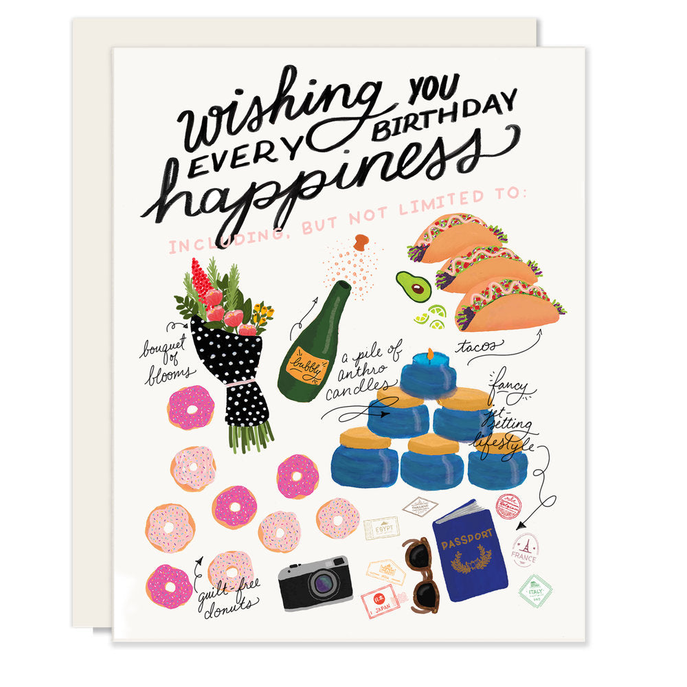 Every Happiness | Birthday Card (Case Pack of 6)