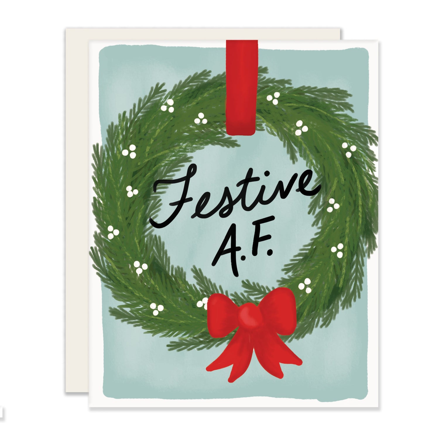 Festive AF | Fun Holiday Card (Case Pack of 6)