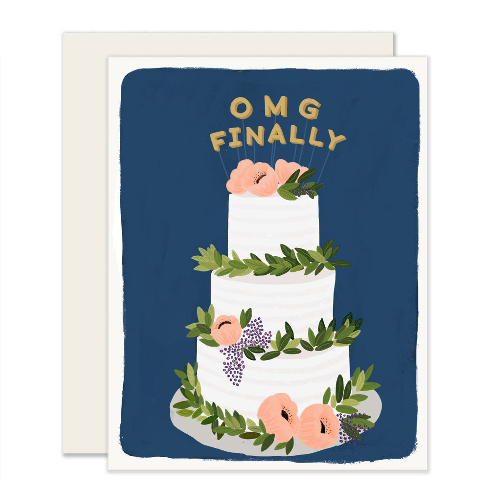 Omg Finally Card | Finally Married Card (Case Pack of 6)