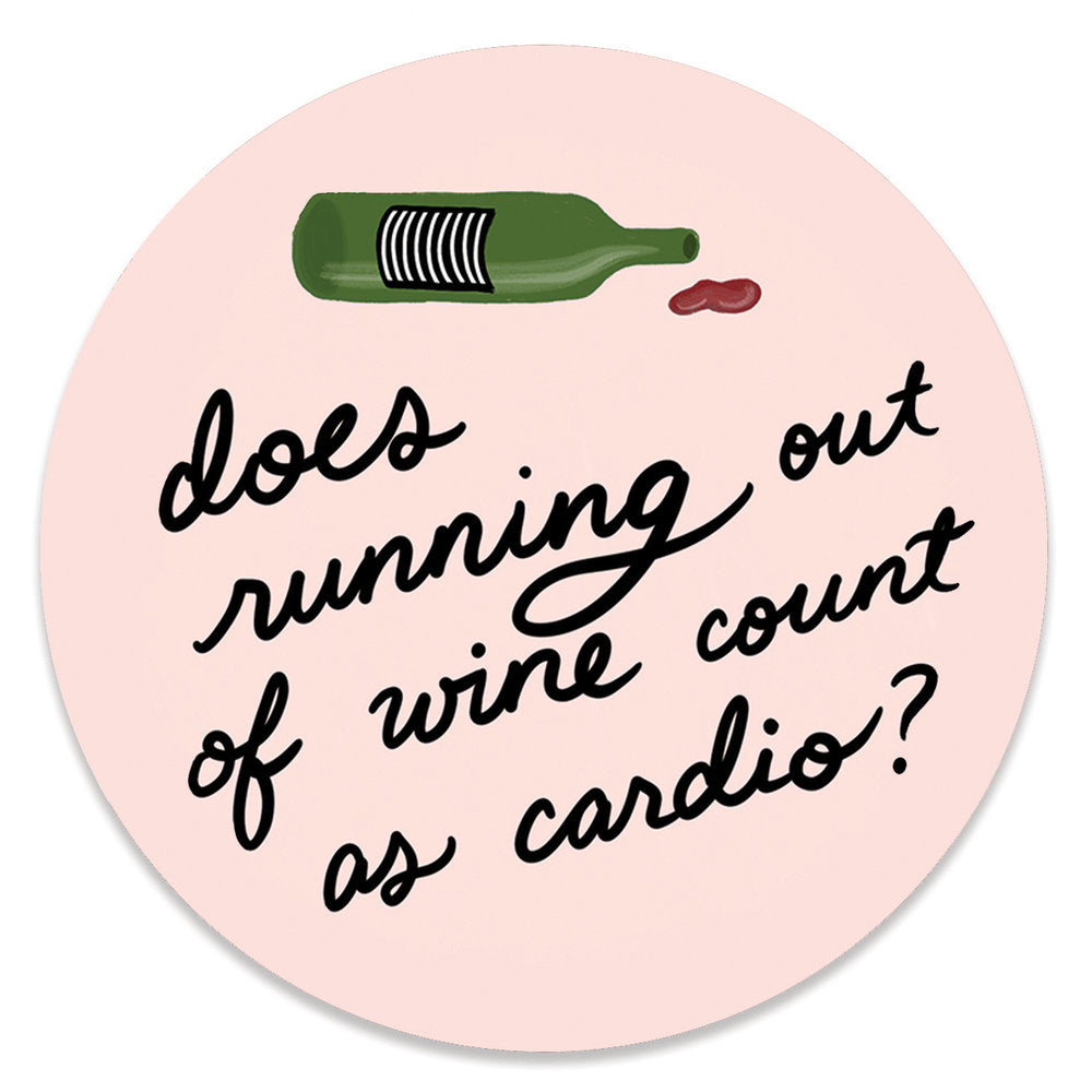 Out Of Wine Sticker (Case Pack of 6)