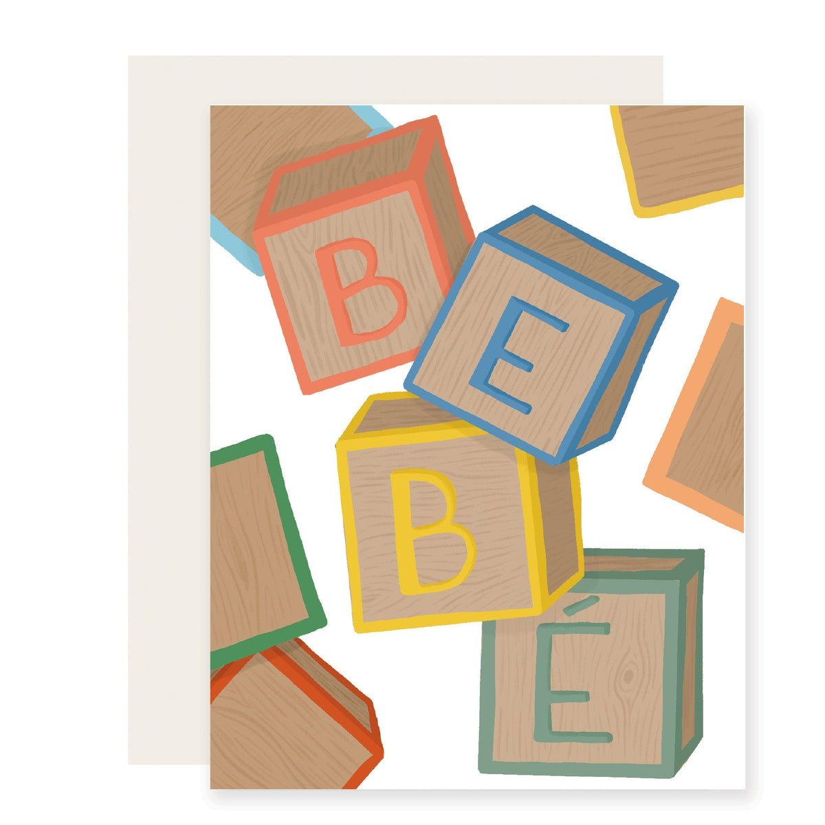 Spanish Bebé Blocks - Spanish Card (Case Pack of 6)