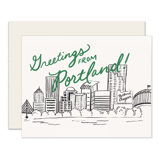 From Portland | Greetings From Portland Card (Case Pack of 4)