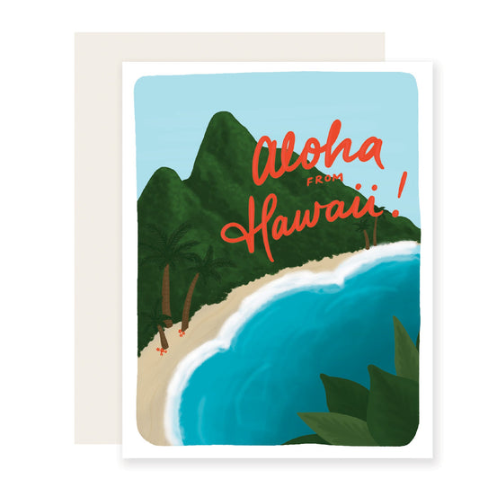 Aloha From Hawaii Card (Case Pack of 6)