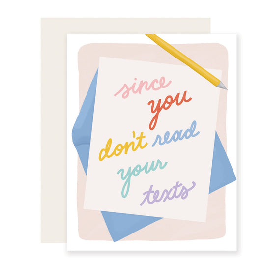 Don't Read Texts (Case Pack of 6)