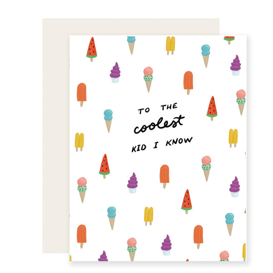 Coolest Kid | Coolest Kid Birthday Card | Cool Birthday Card (Case Pack of 6)