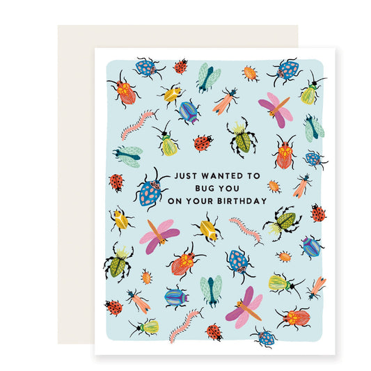 Bug You Birthday | Insect Birthday Card | Kids Birthday Card (Case Pack of 6)