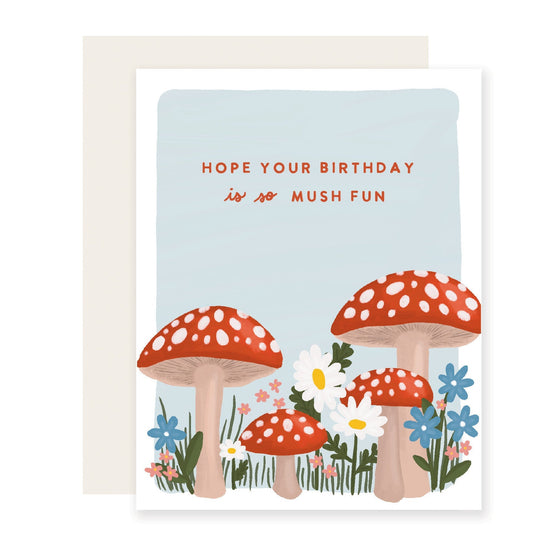 Mushroom Birthday | Mushroom Birthday Card (Case Pack of 6)