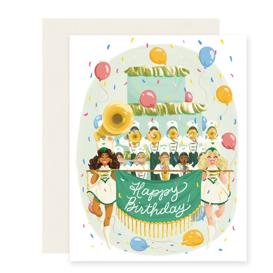 Birthday Parade |  Cute Illustrated Happy Birthday Card (Case Pack of 6)