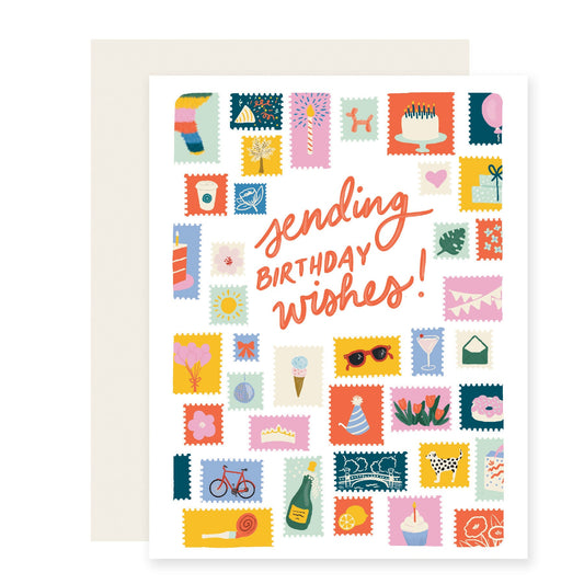 Sending Wishes Stamps (Case Pack of 6)