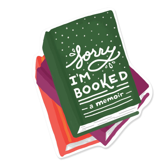Booked Sticker | Sorry, I'M Booked Sticker (Case Pack of 6)