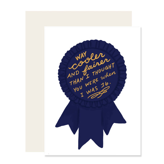 Cooler & Fairer (Blue) | Father'S Day Card | Cool Dad Card (Case Pack of 6)