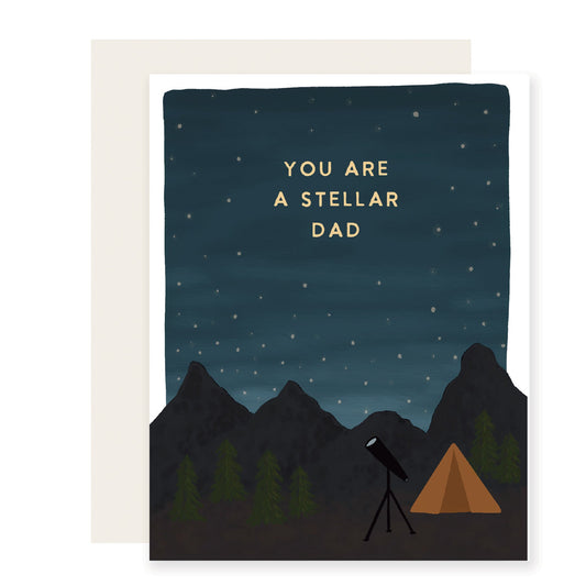 Stellar Dad | Outdoorsy Father'S Day Card (Case Pack of 6)