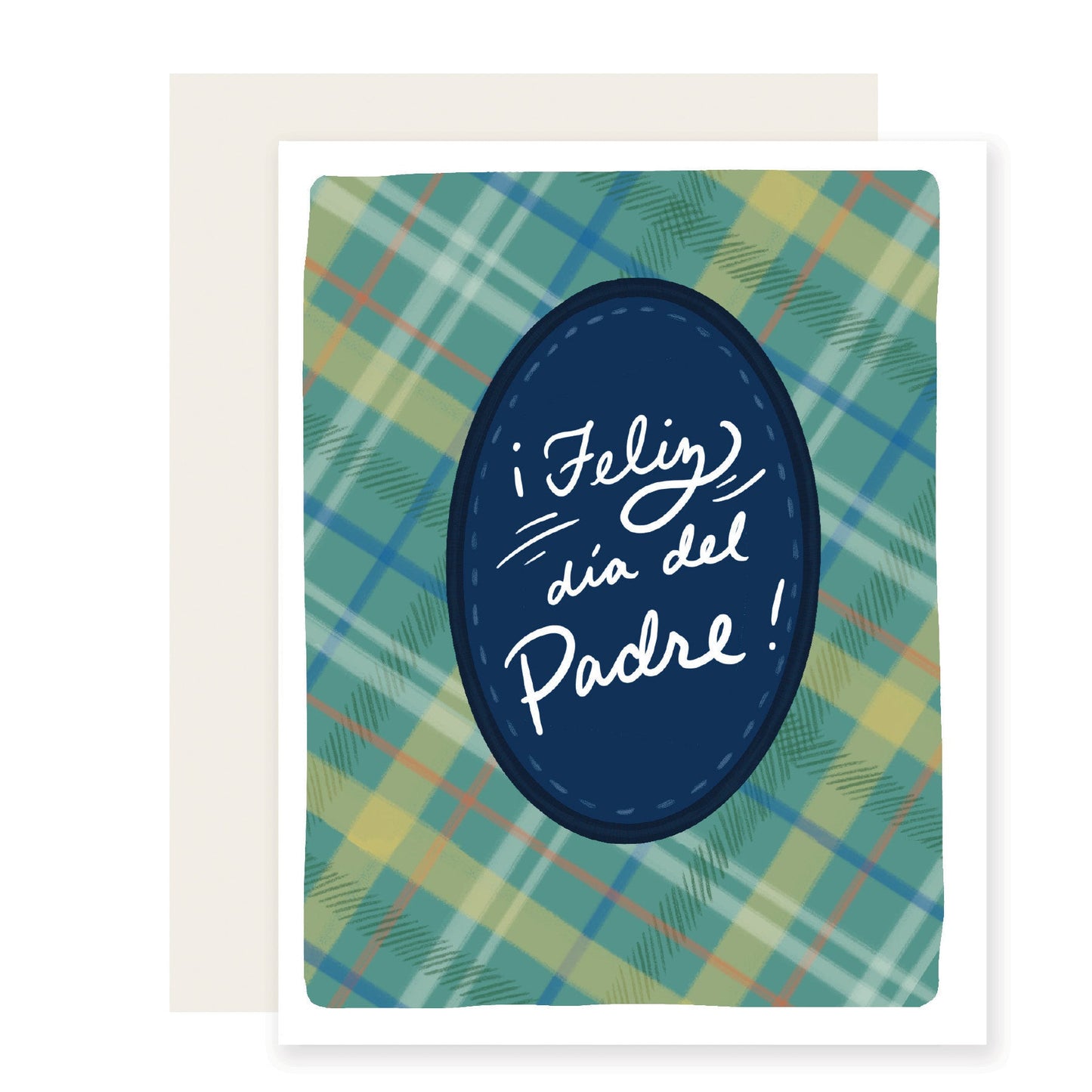 Plaid Feliz Padre - Spanish Card (Case Pack of 6)