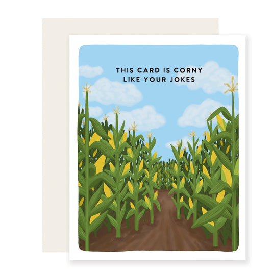Corny Like Your Jokes | Dad Jokes Father'S Day Card (Case Pack of 6)