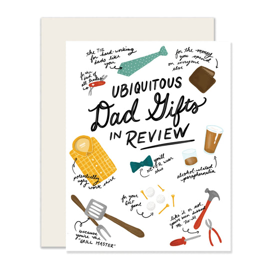 Dad Gifts In Review | Cute Father'S Day Card | Cards For Dad (Case Pack of 6)
