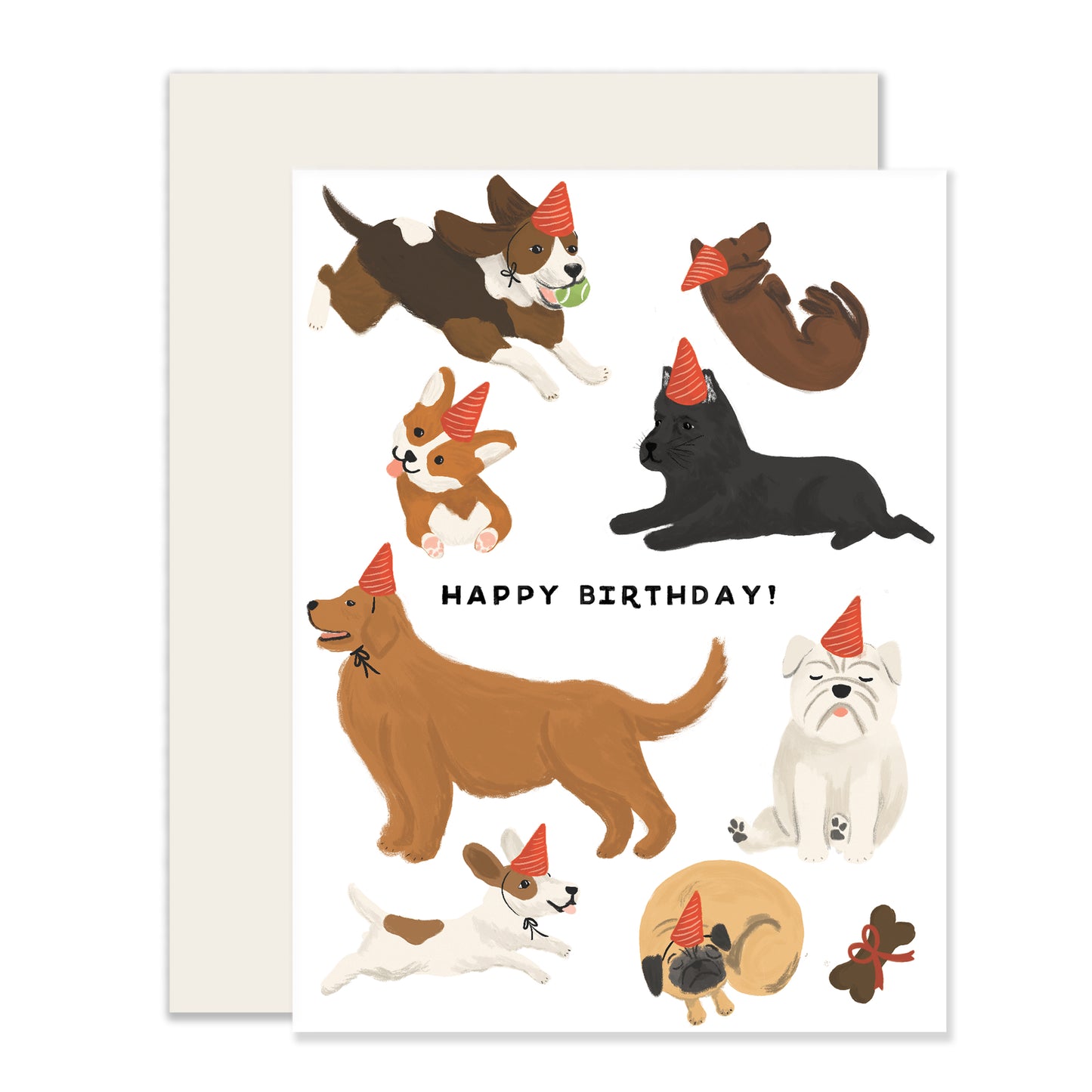Dogs Birthday Card (Case Pack of 6)