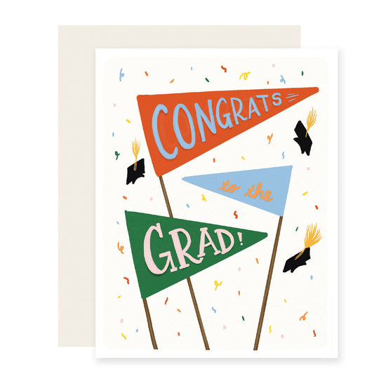 Pennant Grad Card (Case Pack of 6)