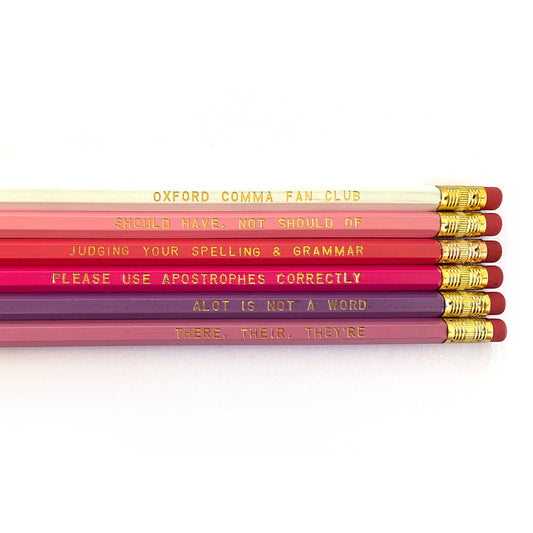 Grammar Pencil Pack (Case Pack of 4)