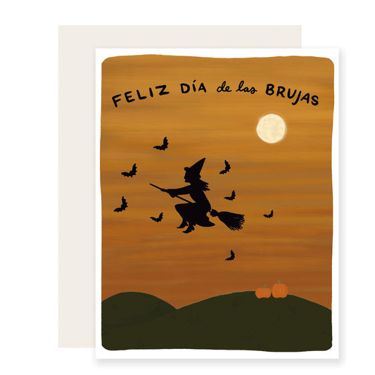 Brujas Broom - Spanish Card (Case Pack of 6)