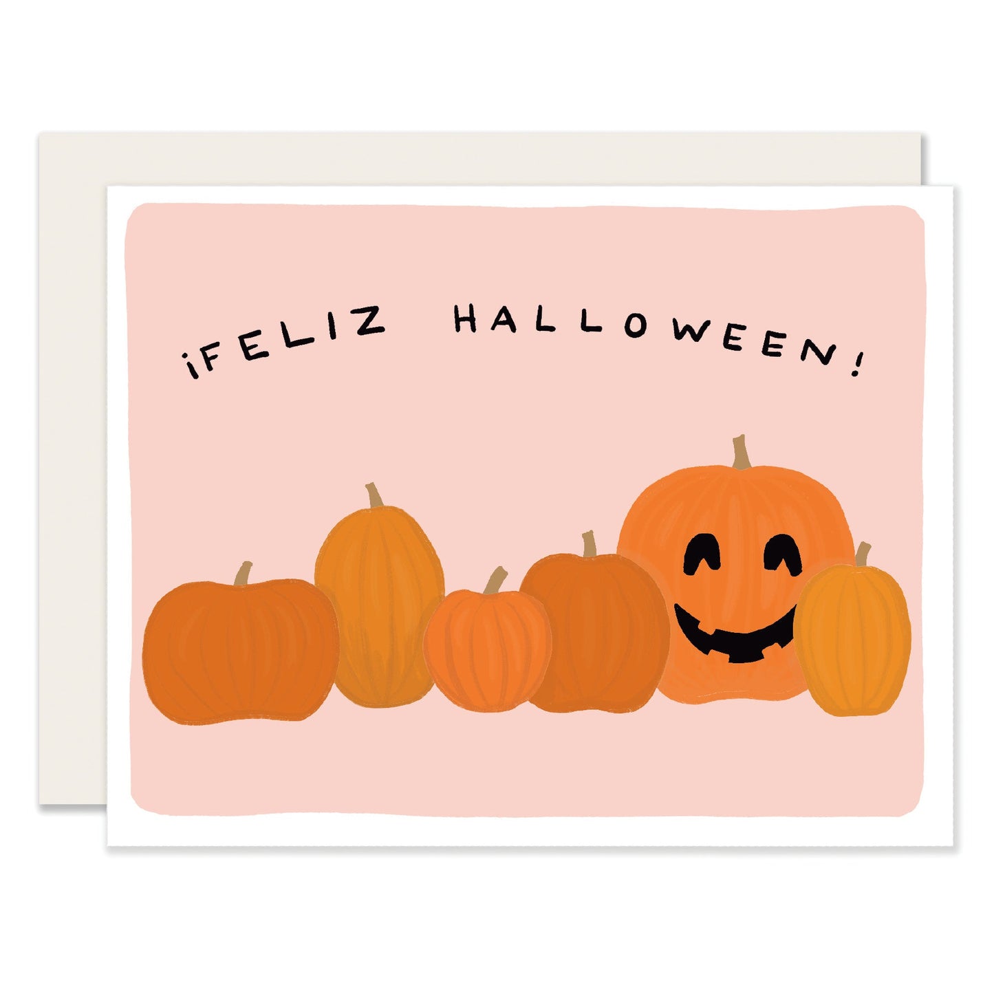 Feliz Halloween Pumpkins - Spanish Card (Case Pack of 6)
