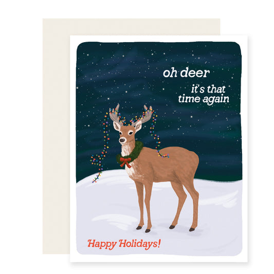 Oh Deer Holidays | Holiday Card (Case Pack of 6)