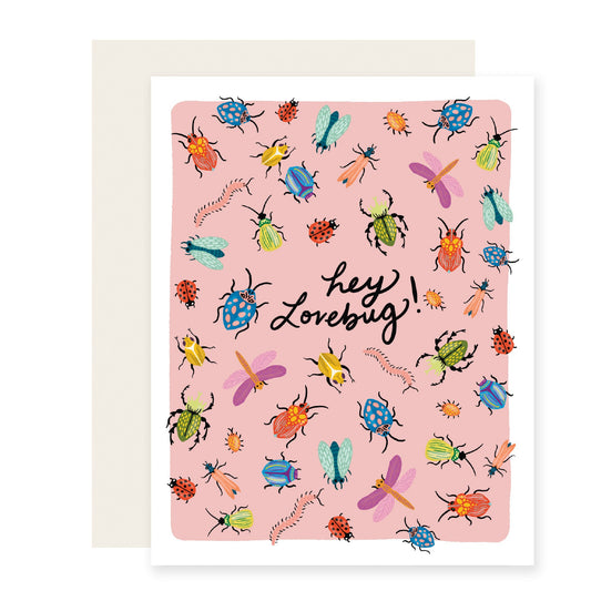 Lovebug | Love Valentine Insect Kids Card (Case Pack of 6)