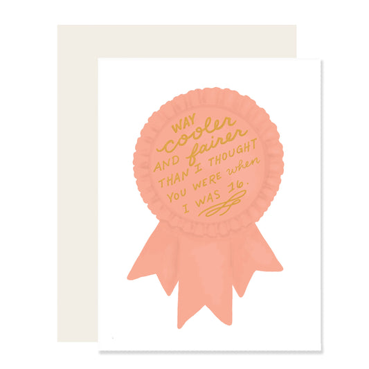 Cooler & Fairer (Pink) | Mother'S Day Card | Cool Mom Card (Case Pack of 6)