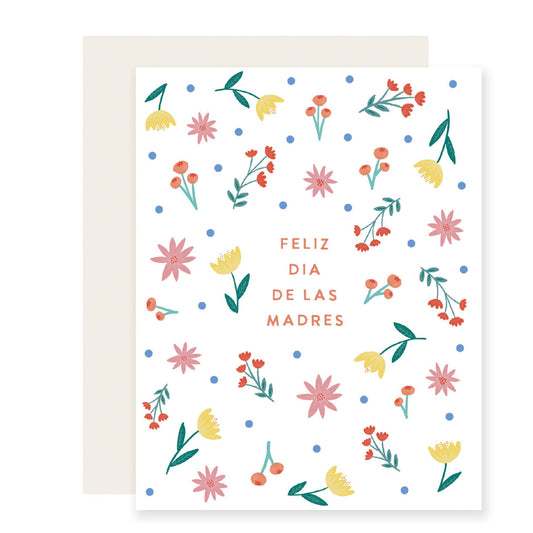Feliz Dia Floral -  Spanish Card (Case Pack of 6)