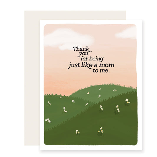 Just Like A Mom Card | Mother's Day Card | Thank You Card (Case Pack of 6)
