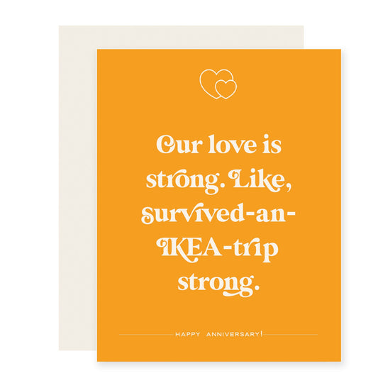 Survived Ikea | Funny Anniversary Card (Case Pack of 6)