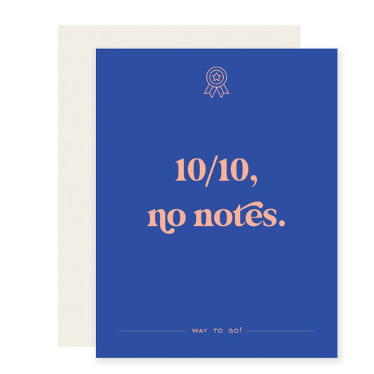 10/10, No Notes (Case Pack of 6)