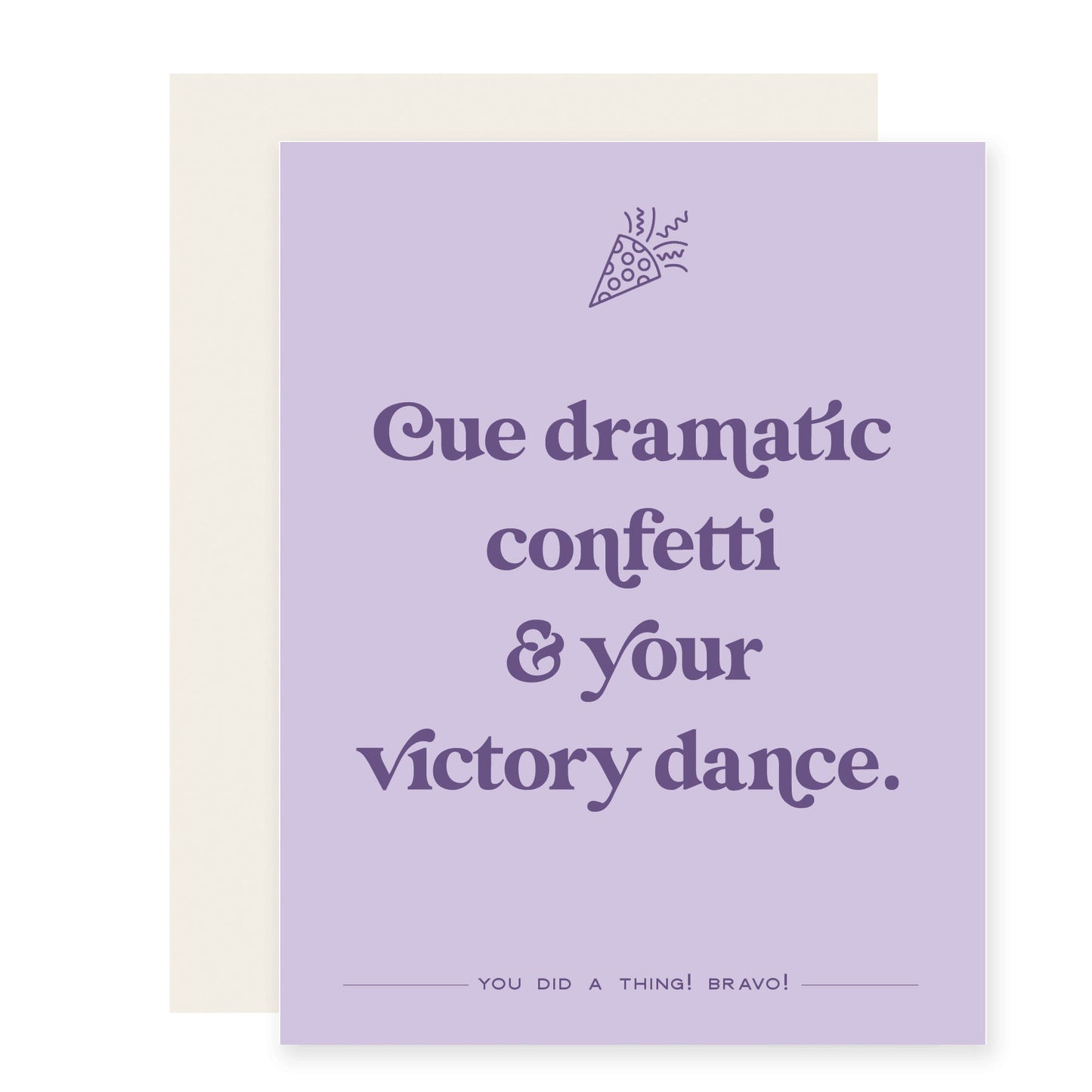 Confetti Victory Dance | Congratulations Card (Case Pack of 6)
