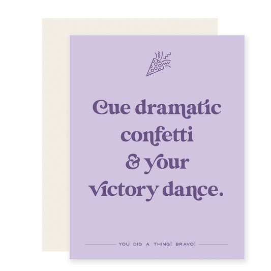 Confetti Victory Dance | Congratulations Card (Case Pack of 6)