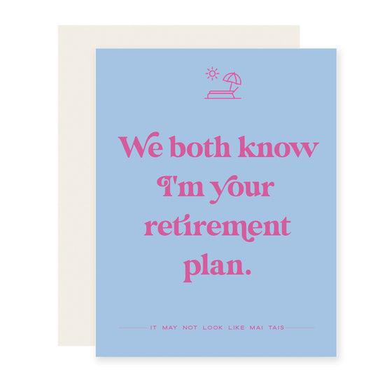 Retirement Plan (Case Pack of 6)