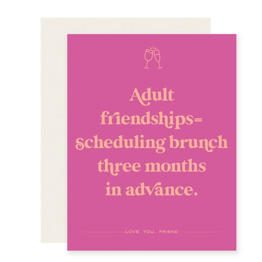 Adult Friendships | Friendship Card (Case Pack of 6)