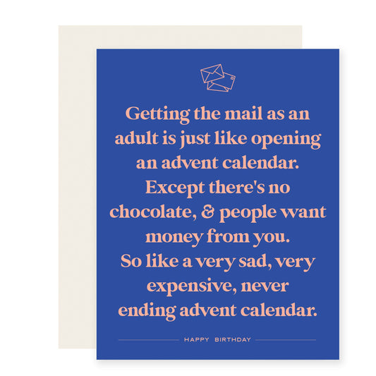 Getting the Mail | Funny Birthday Card (Case Pack of 6)