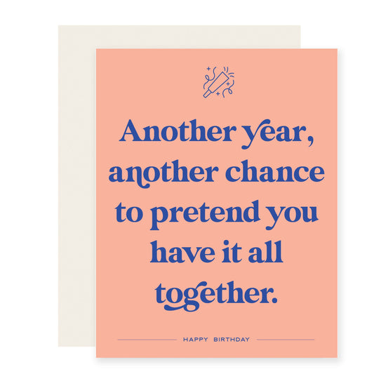 Chance to Pretend | Sassy Birthday Card (Case Pack of 6)