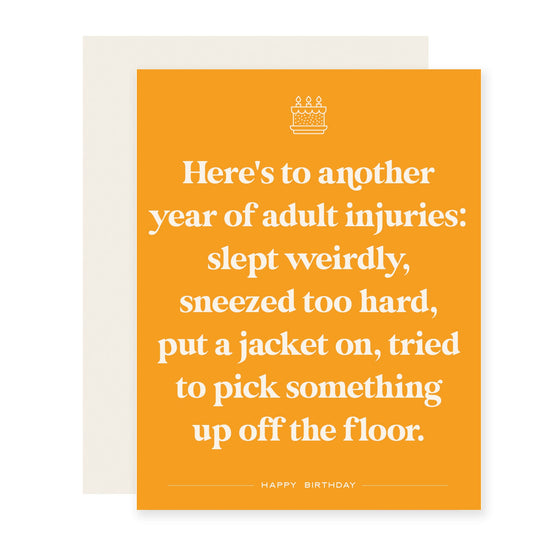 Adult Injuries (Case Pack of 6)