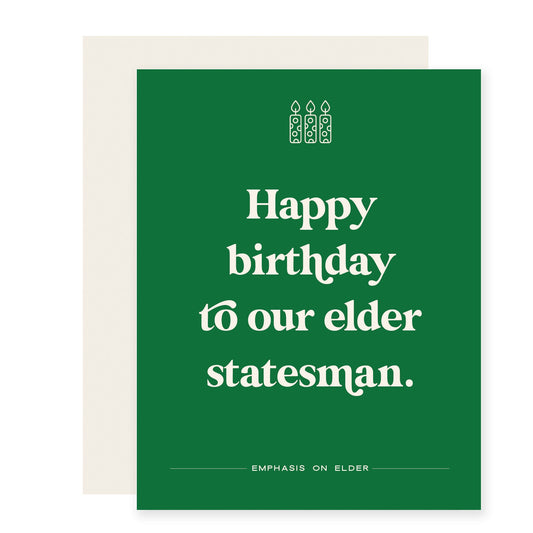 Elder Statesman (Case Pack of 6)