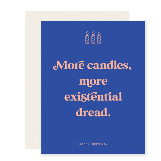 Candles Existential Dread | Birthday Card (Case Pack of 6)