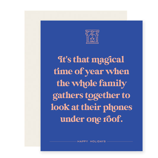 Under One Roof | Funny Holiday Card (Case Pack of 6)